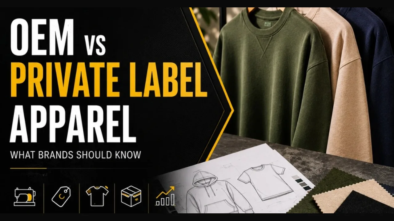 OEM vs Private Label Apparel: What Brands Should Know