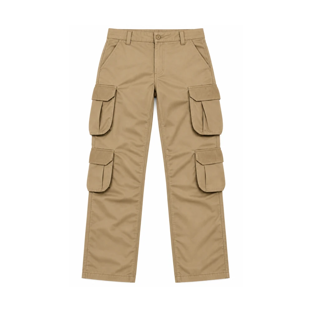 Utility Cargo Pant in beige color with multiple pockets