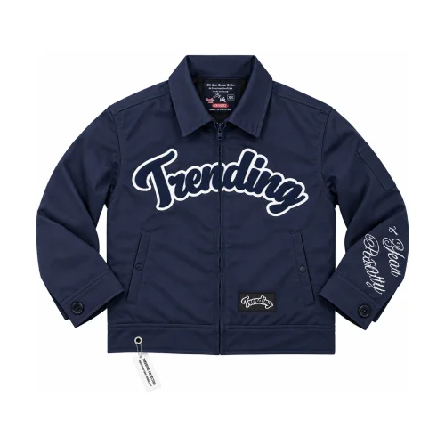 Navy Trendy Work Jacket - OEM Workwear Manufacturer