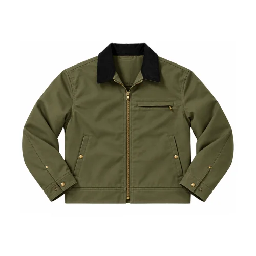 Eisenhower Work Jacket with Corduroy Collar - OEM workwear manufacturer Sialkot