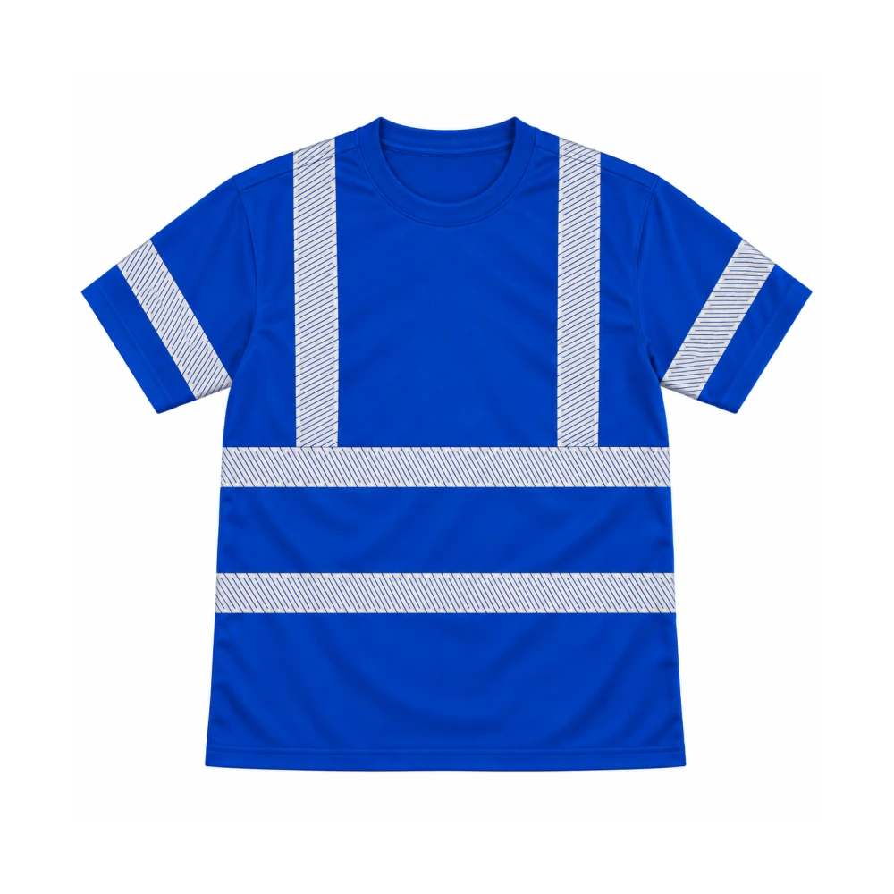 High Visibility Work T-Shirt with Reflective Stripes - OEM Workwear Manufacturer